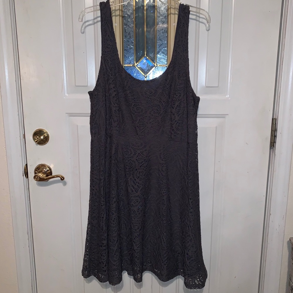Apt. 9 Grey Lace Dress